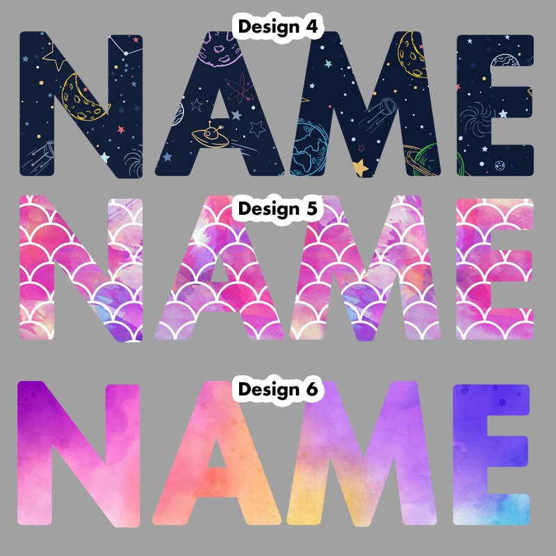 Fun Name Pattern Themed Name - One Pattern • Decal Bar